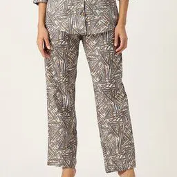 molcha by babita singh Women Geometric Print Palazzos with Elasticated Waist-picture-22