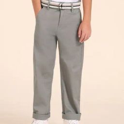 u.s. polo assn. Boys Flat Front Trousers with Insert Pockets image 1
