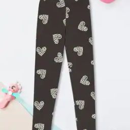 Girls Printed Full-Length Leggings-image-5