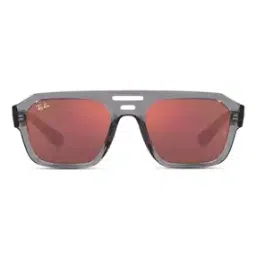 0RB43976684D054 Unisex UV Protected Red Lens Irregular Sunglasses-image-33