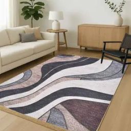 Printed Carpet with Contrast Border-picture-35