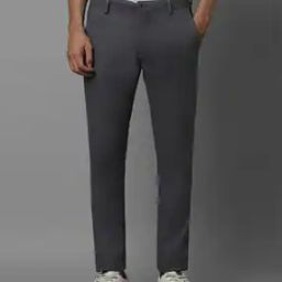 louis philippe Men Slim Fit Flat-Front Trousers-picture-39