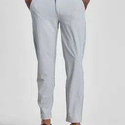 snitch Men Solid Slim Fit Trousers-picture-37