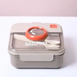 market 99 Airtight Lunchbox with Spoons image 1