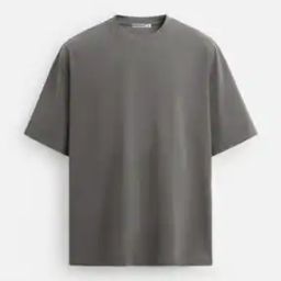Men Oversized Fit Crew- Neck T-shirt-picture-13