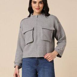 Women Zip-Front Regular Fit Sweatshirt-image-29