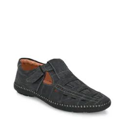 Shoe-Style Sandals with Velcro Fastening-42
