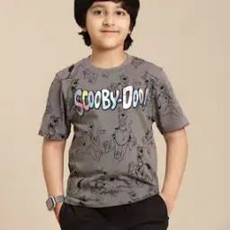 Boys Graphic Crew- Neck T-shirt-image-70