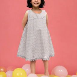 Girls Graphic Fit and Flare Dress-image-53