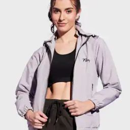 Women Zip Front Windbreaker-image-24