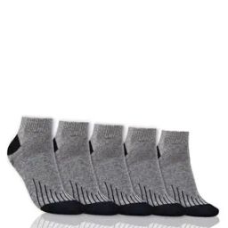 Pack of 5 Striped Ankle-Length Socks-image-96