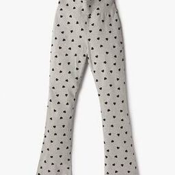 Girls Graphic Knitted Flared Pants with Elasticated waist-image-1