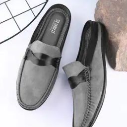Men Slip-On Flat Heeled Loafers with Round Toes-image-54