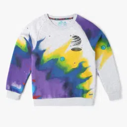 Boys Graphic Print Slim Fit Sweatshirt-image-82