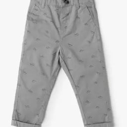 Boys Dinosaur Print Trousers-picture-13