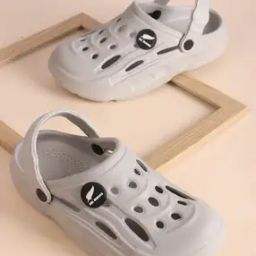 Men Perforated Slingback Clogs-19
