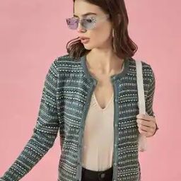 Women Self-design Cardigan-image-32