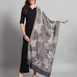 Women Leaf Stole-image-7