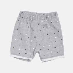 Micro Print Shorts with Elasticated Waistband-13