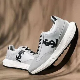 Men Lace-Up Round-Toe Sneakers-image-68