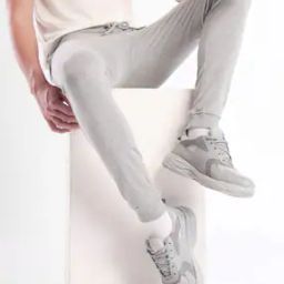 Joggers with Elasticated Drawstring Waist Band-picture-19