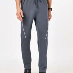 ajile by pantaloons Men Straight Track Pants with Drawstring Waist-picture-2
