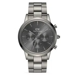 Men Round Stainless Steel Dial Analog Watch- DW00100643K-image-75
