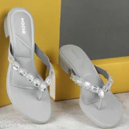 Women V-strap Sandals with Synthetic upper-image-98