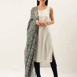 Floral Print Cotton Dupatta-picture-43