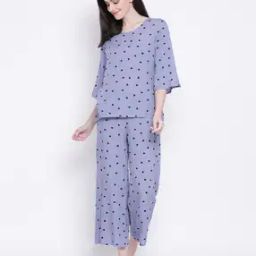 Graphic Print Knitted Top & Pyjamas Set-picture-45