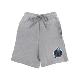 Typographic Print Flat-Front Shorts-picture-2