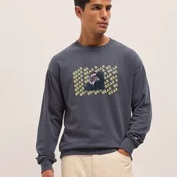 Men Self-design Sweatshirt-image-48