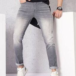 Men Heavily Washed Mid-Rise Slim Fit Jeans-image-36