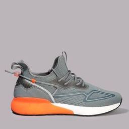 Men Panelled Lace-Up Sports Shoes-picture-48