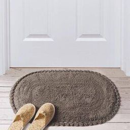 Grey Cotton Woven Bathmat 50X80-image-2