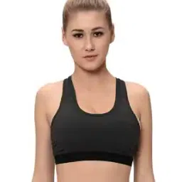 Heathered Racerback Sports Bra-image-30