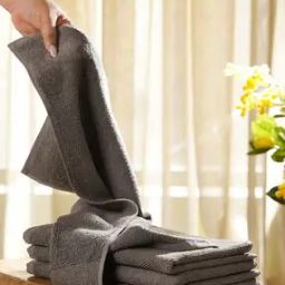 Set of 4 Sheared Hand Towels-image-38