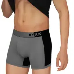 Colourblock Trunks with Elasticated Waist-picture-16