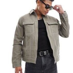 Men Regular Fit Biker Jacket-picture-29