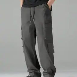 Men Relaxed Fit Cargo Pants-image-46