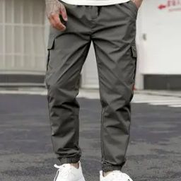 Men Relaxed Fit Cargo Pants-image-51