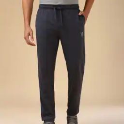 Men Straight Track Pants with Logo Print-picture-32