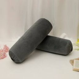 Set of 2 Premium Velvet Pure Mercerized Bolster Cover-image-34