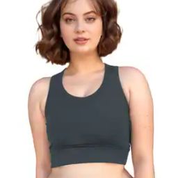 Women Slip-On Sports Bra-image-2
