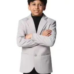 Textured Single-Breasted Blazer-23
