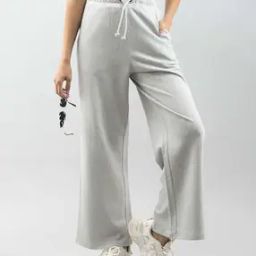 Women Relaxed Fit Flat-Front Pants-image-15