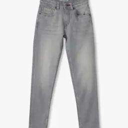 Boys Lightly Washed Regular Fit Jeans-picture-14