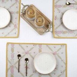 Set of 6 Floral Print Placemats-picture-17