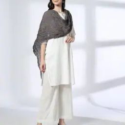 Women Dupatta with Embellished Fringes-picture-6