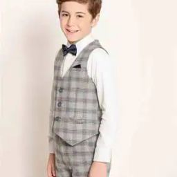 Boys Checks Jacket-24